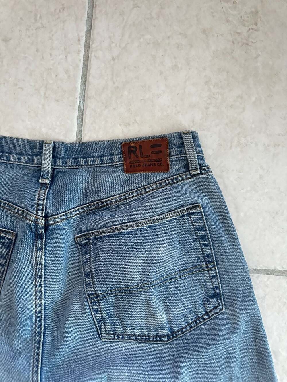 Vintage Polo Jeans Co Ralph Lauren Hayden Relaxed Fit Blue Denim Jeans 36x30